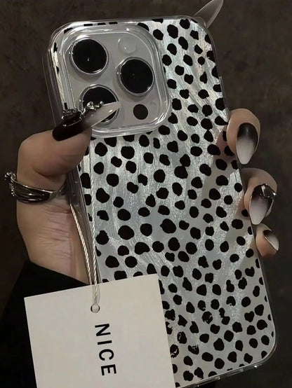 Leopard Love Point Print Phone Case