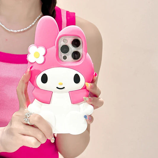 3D Kawaii Cute Cartoon Japan Sanrio Melody Phone Case