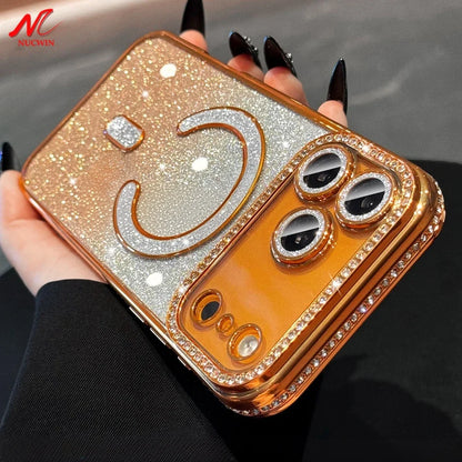 Luxury Gradient Diamond Magsafe Case For iPhone