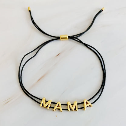 Satin Thread Mama Bracelet - Aaria Tees