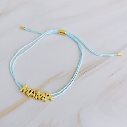 Satin Thread Mama Bracelet - Aaria Tees