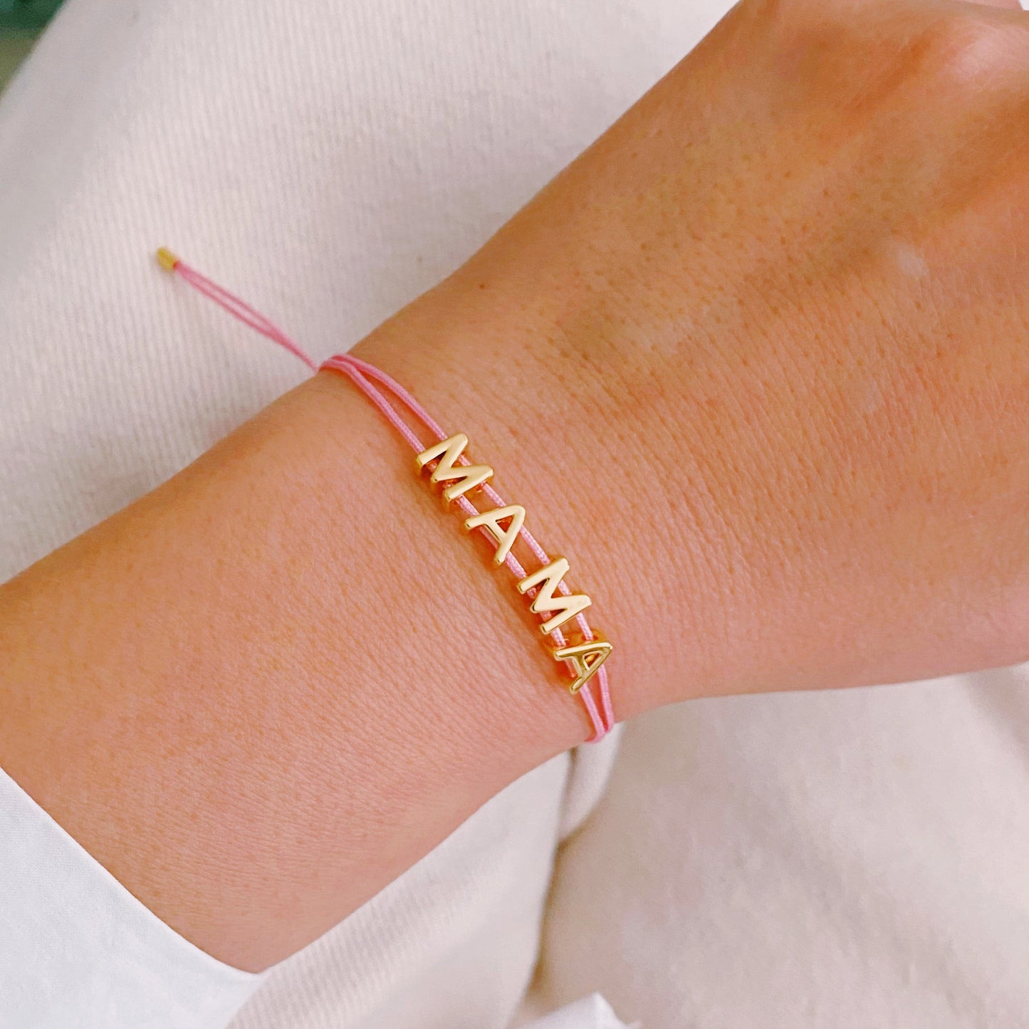 Satin Thread Mama Bracelet - Aaria Tees