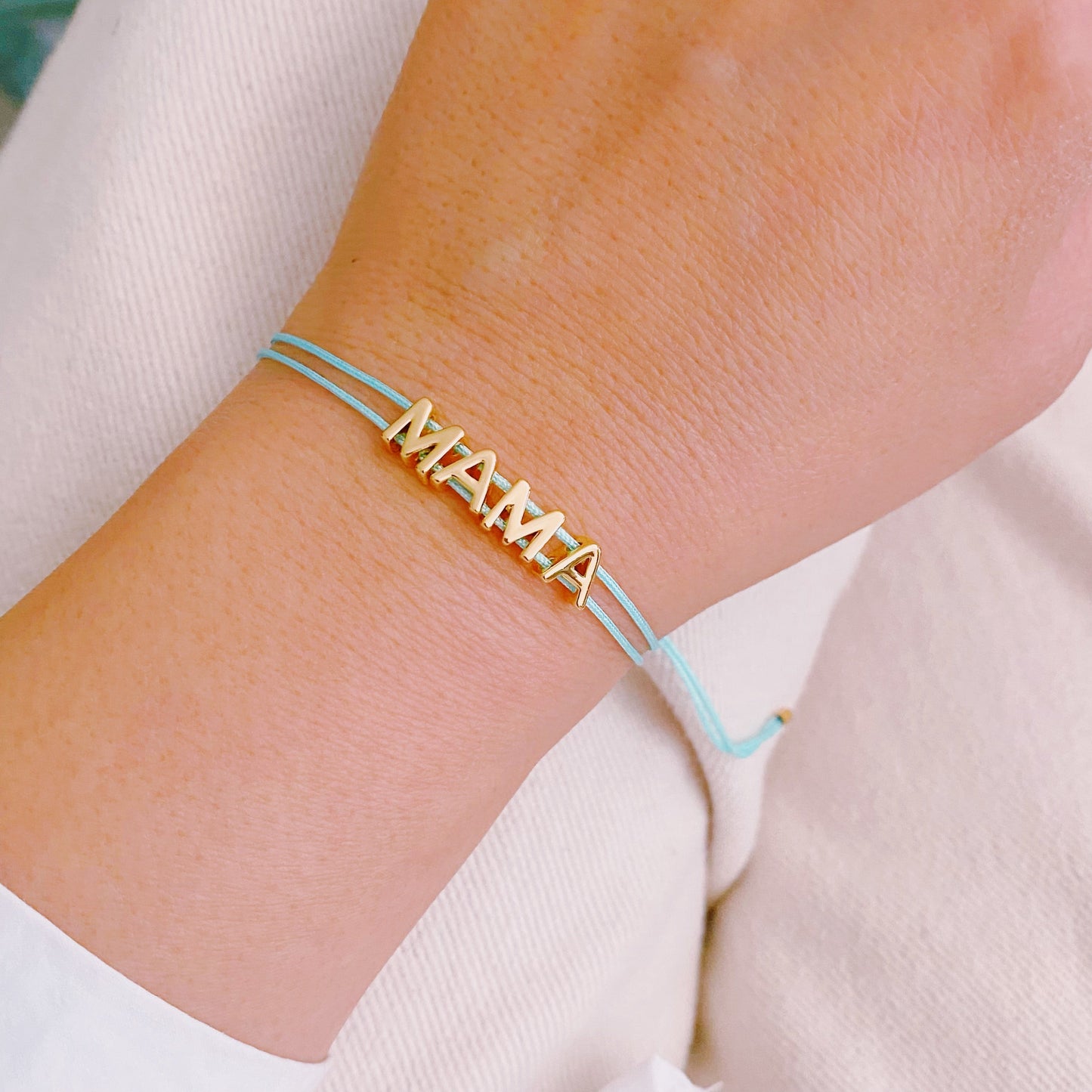 Satin Thread Mama Bracelet - Aaria Tees