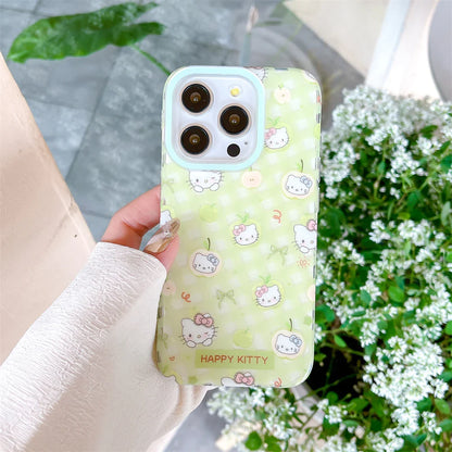 Cute IMD Green Candy Hello Kitty Phone Case