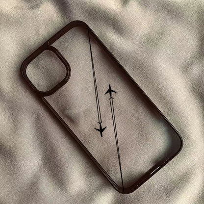 Travel-nspired Airplane Route Desian Phone Case