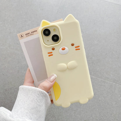 Kawaii Cartoon Sumikko Gurashi Cat Phone Case
