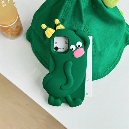 Funny 3D Cartoon Cucumber Elf Phone Case
