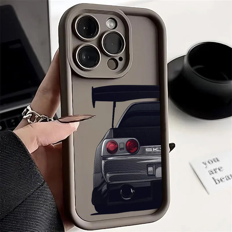 Cartoon Tokyo JDM Male Car Phone Case