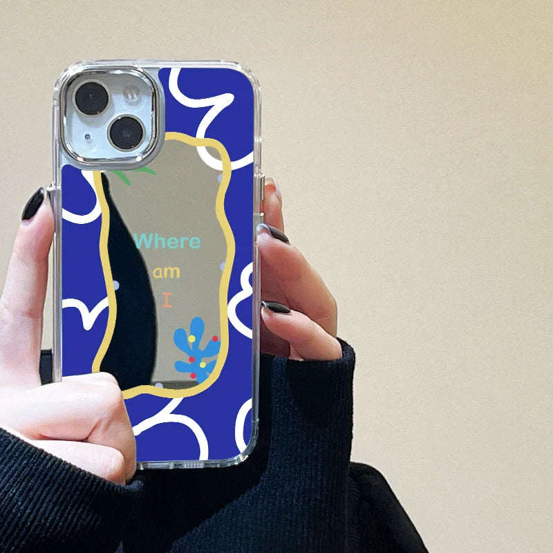 Clouds Stars Mirror Phone Case