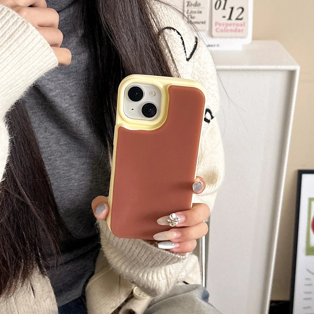 Jelly Colored Liquid Women Girls Magnetic Slim Soft Silicone Phone Case