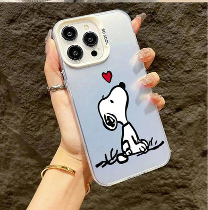 Lovely Snoopy Cartoon Case For iPhone
