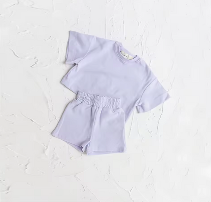Casual Cotton Short Tee Jumpsuit