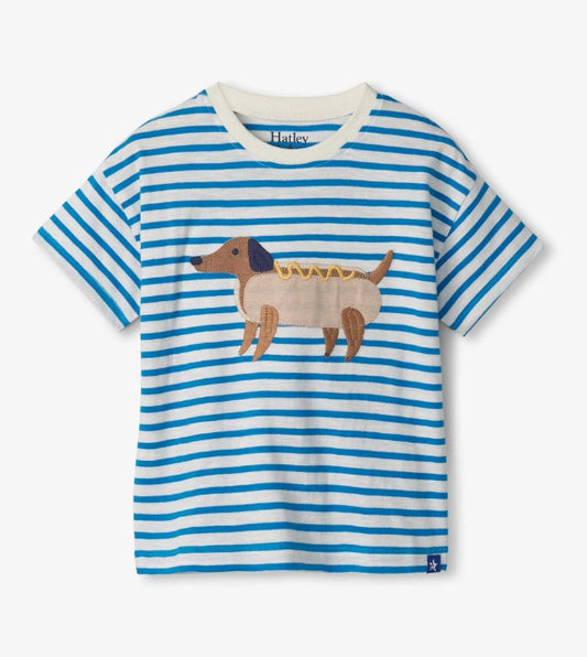 Hot Dog Slouchy Tee Shirt