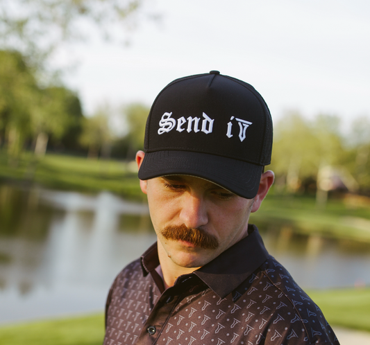 Send It Hat - Black Aaria Tees