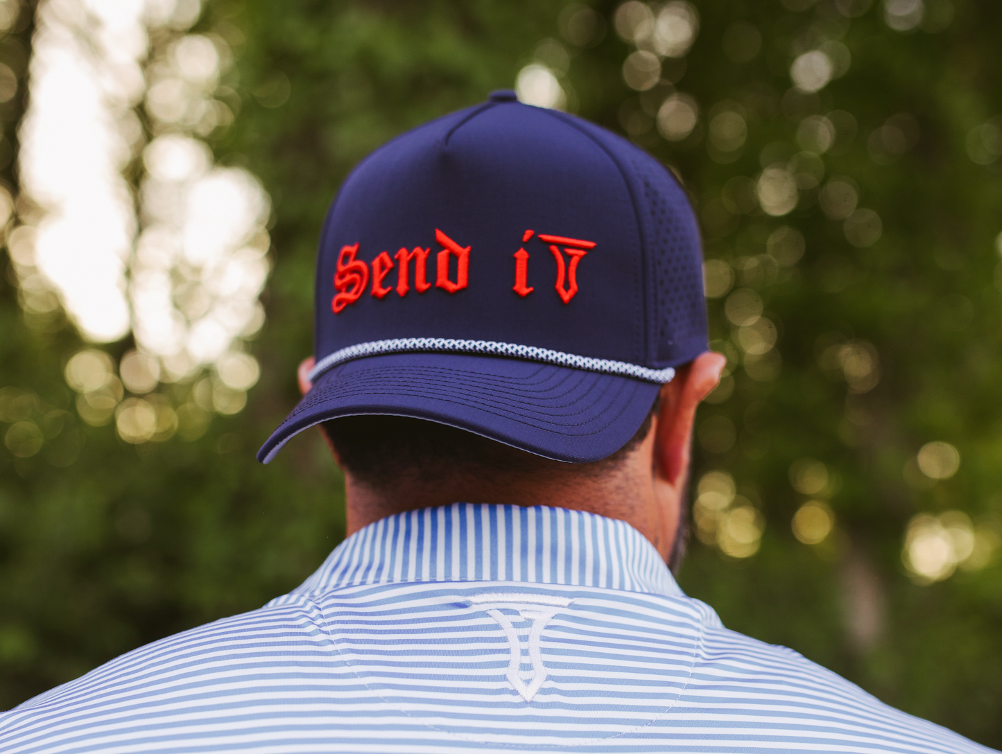 Send It Rope Hat - Navy Aaria Tees