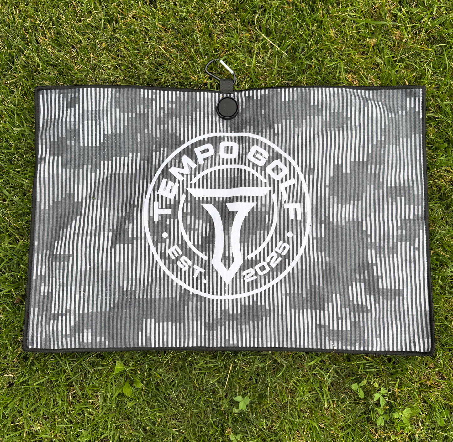 Tempo Golf Towel - Black Camo Aaria Tees
