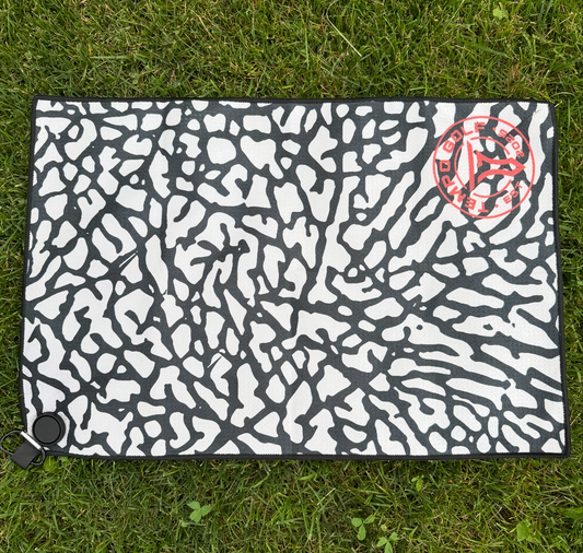Tempo Golf Towel - Elephant Print Aaria Tees