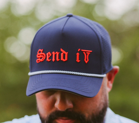 Send It Rope Hat - Navy Aaria Tees