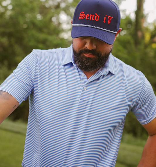 Summer stripes Performance Polo Aaria Tees