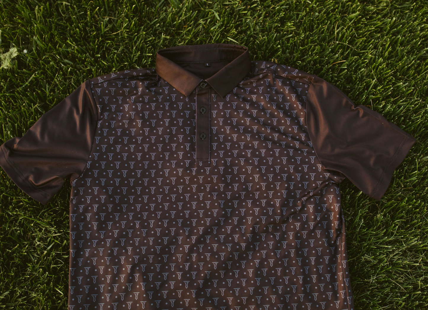 Tempo T Performance Polo - Black Aaria Tees
