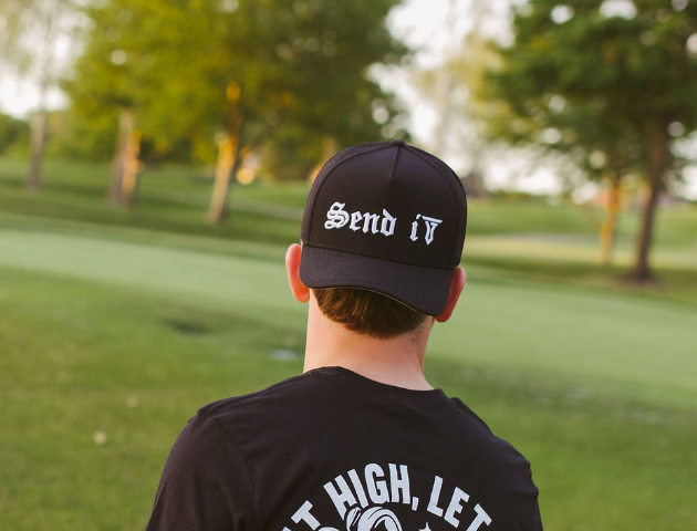 Send It Hat - Black Aaria Tees