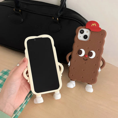 Chocolate Toast Cookies Soft Silicone Phone Case
