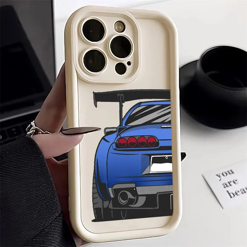 Cartoon Tokyo JDM Male Car Phone Case