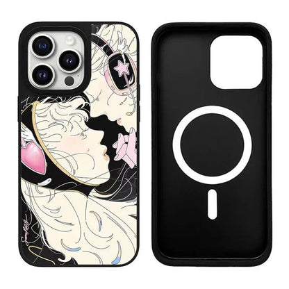 MagSafe Mirror Surface Anime Girl Case Phone Case
