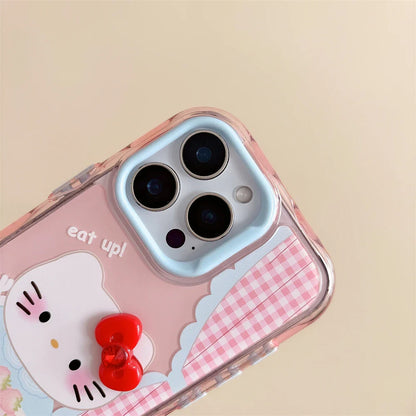 Pink Strawberry Cake Hello Kitty Phone Case