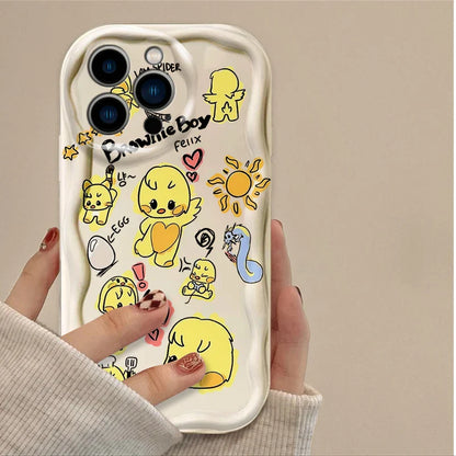 Cartoon Kids Soft Silicone Phone Case For iPhone