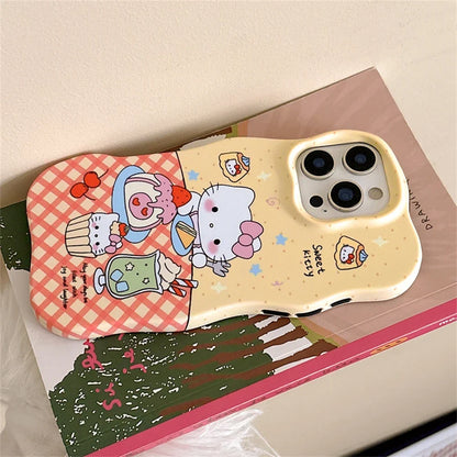 Cute Hello Kitty Pattern Soft Phone Case
