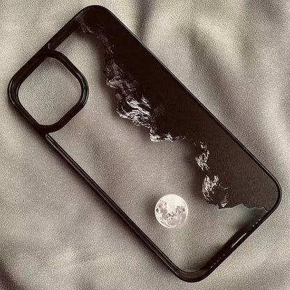 Sunset Scenery Hard Clear Phone Case