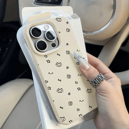 Soft Leather Silicone Phone Case
