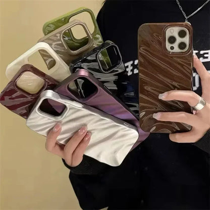 Candy Color Wavy Phone Case
