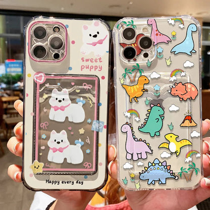 Cute Dinosaur Silicone Phone Case