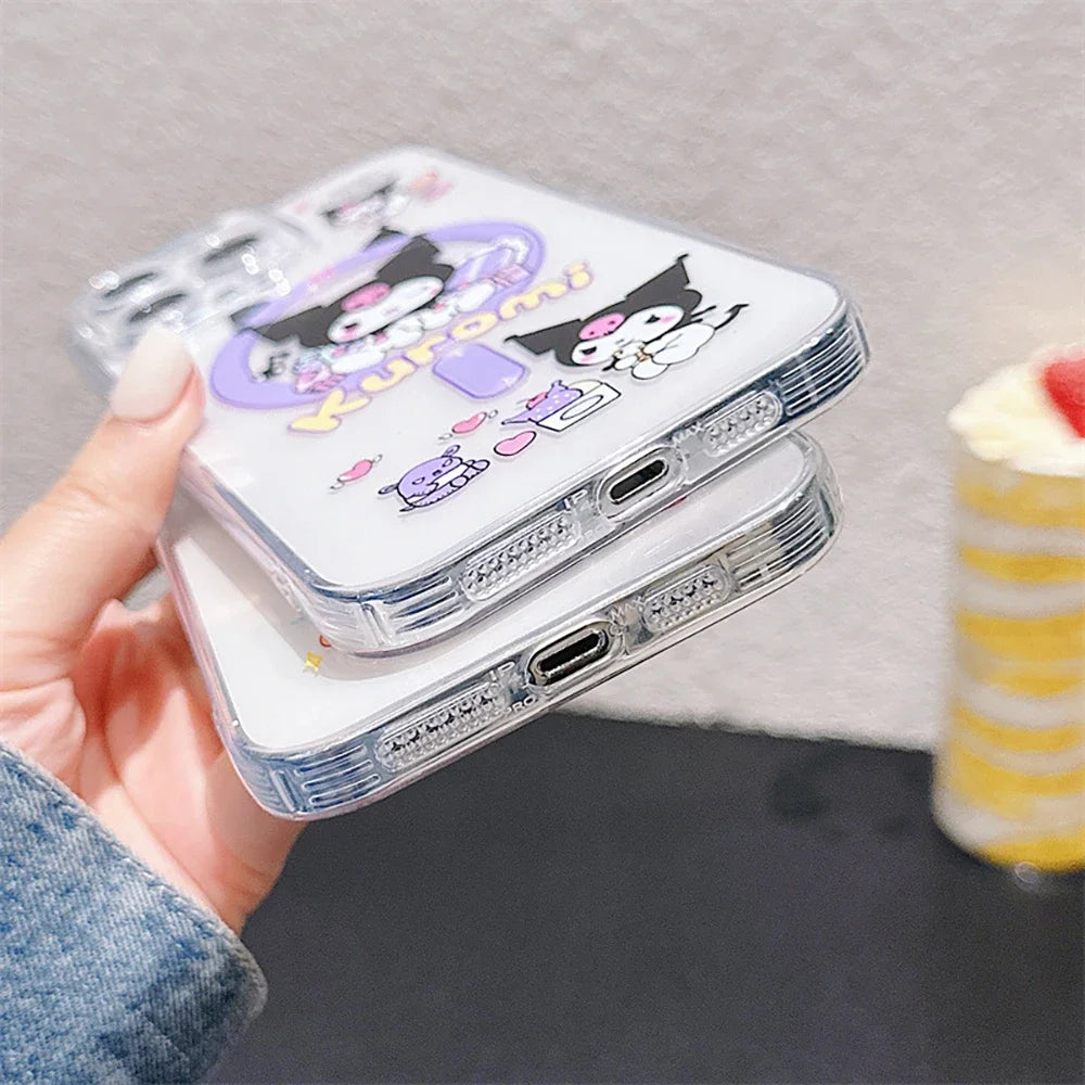 Cute Kuromi My Melody For Magesafe Wireless Charge Phone Case