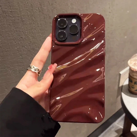 Stylish Wavy Silk Pattern Phone Case