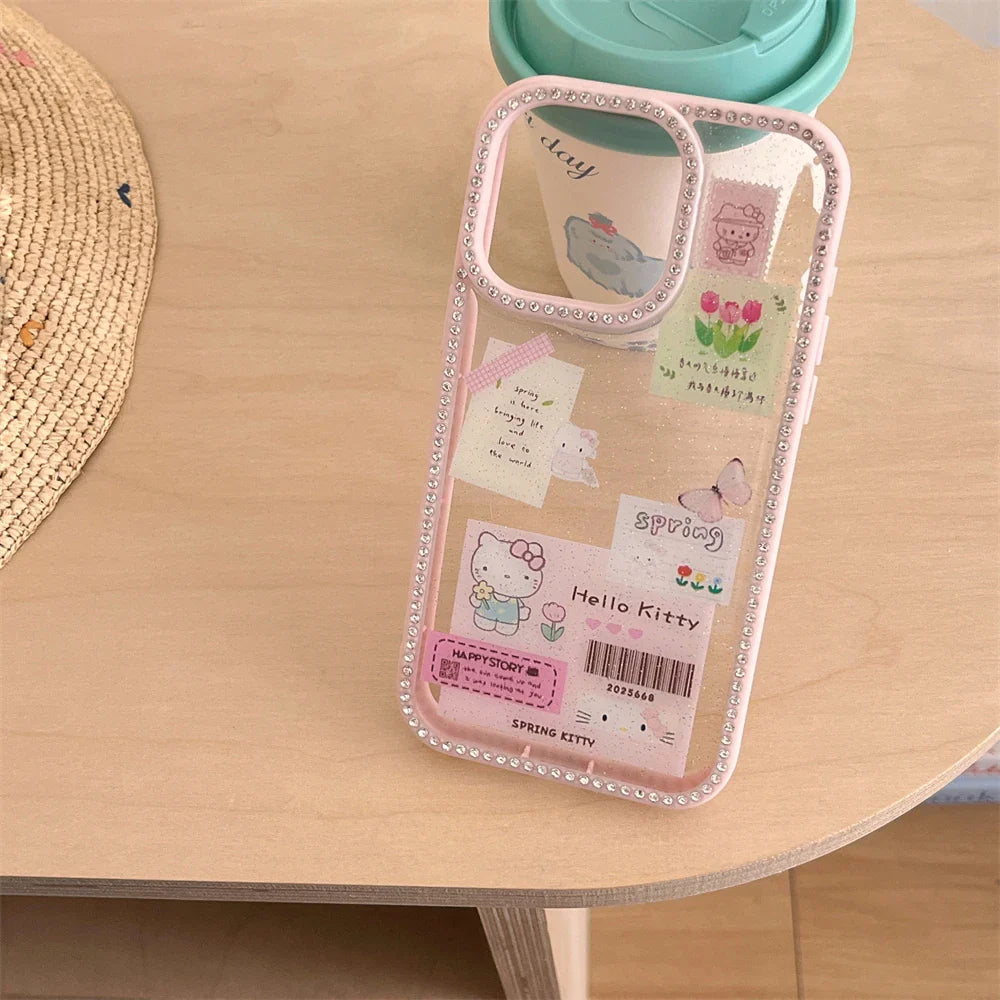Hot Trend Barcode Label Cute Hello Kitty Daily Life Phone Case