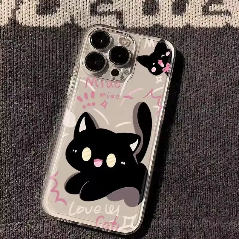 Doodle Angry Cat Phone Case
