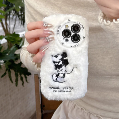3D Soft Plush Disney Mickey Senior Phone Case