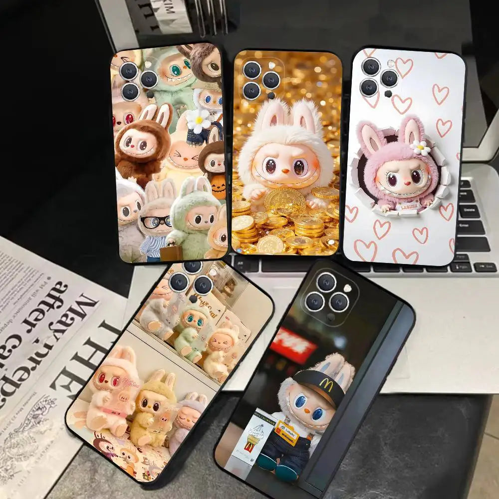 Phone Case Silicone Soft Black Shockproof TPU For iPhone