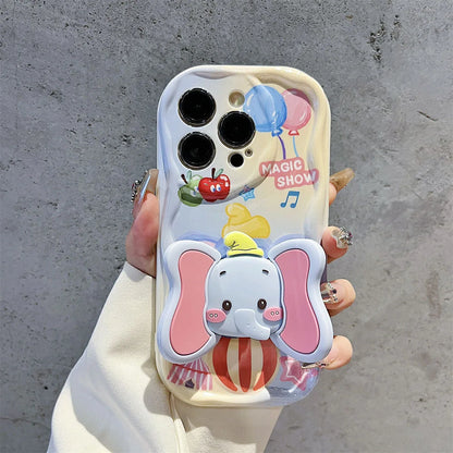 Cute Elephant Ear Holder Cartoon Phone Case