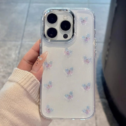 Luxury Gradient Butterfly Glitter Phone Case