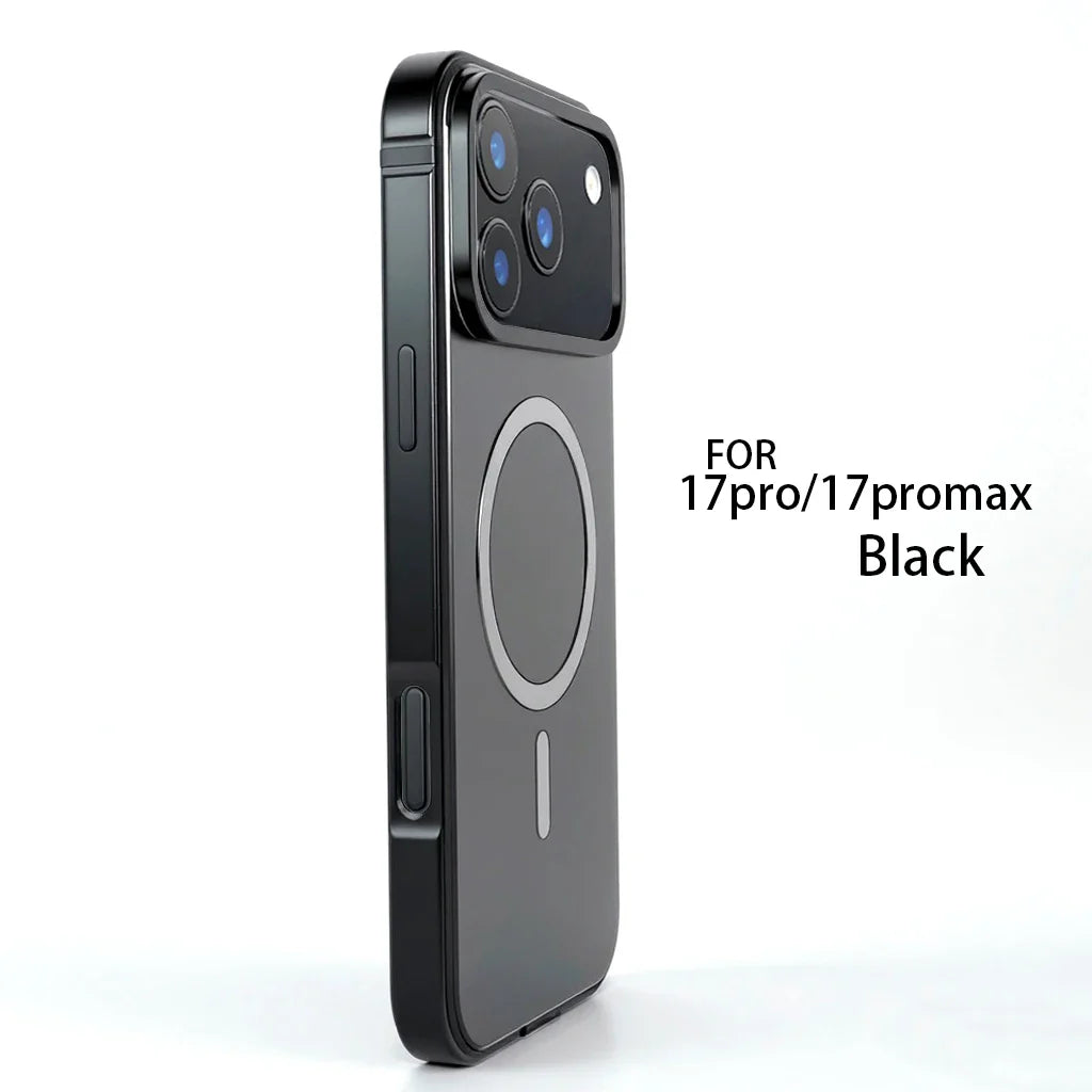 High End Magnetic Original Color Backplate Phone Case, For IPhone