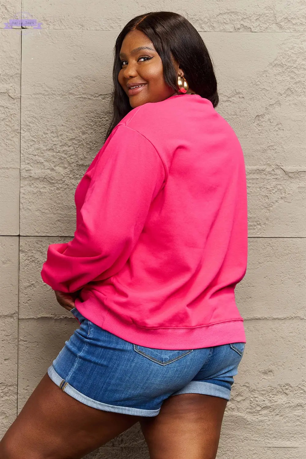 Simply Love Full Size HELLO PUMPKIN Graphic Sweatshirt Trendsi