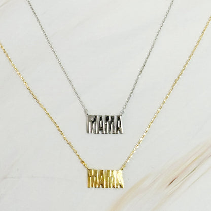 Simply Mama Pendant Necklace - Aaria Tees