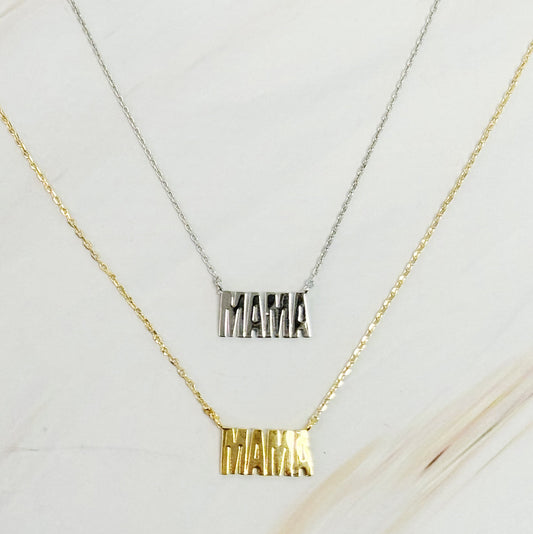 Simply Mama Pendant Necklace - Aaria Tees