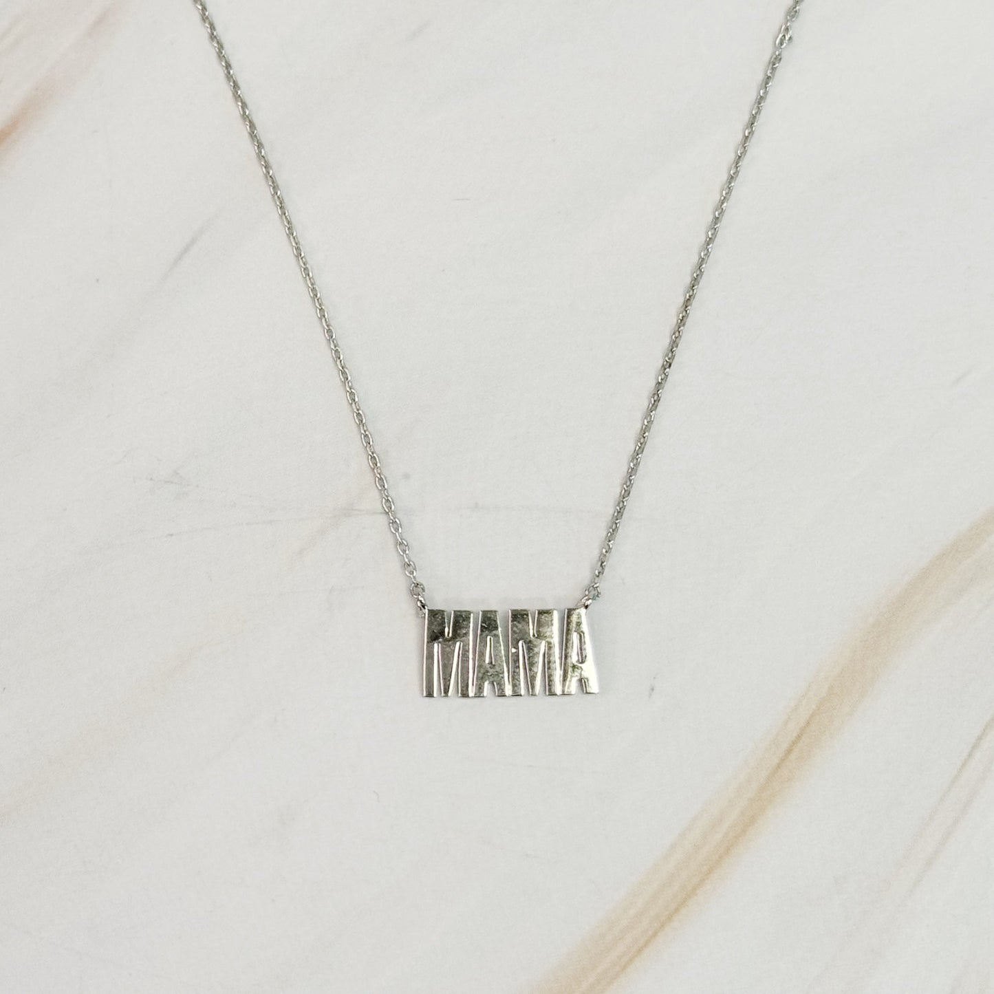 Simply Mama Pendant Necklace - Aaria Tees