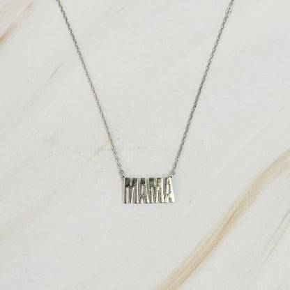 Simply Mama Pendant Necklace - Aaria Tees