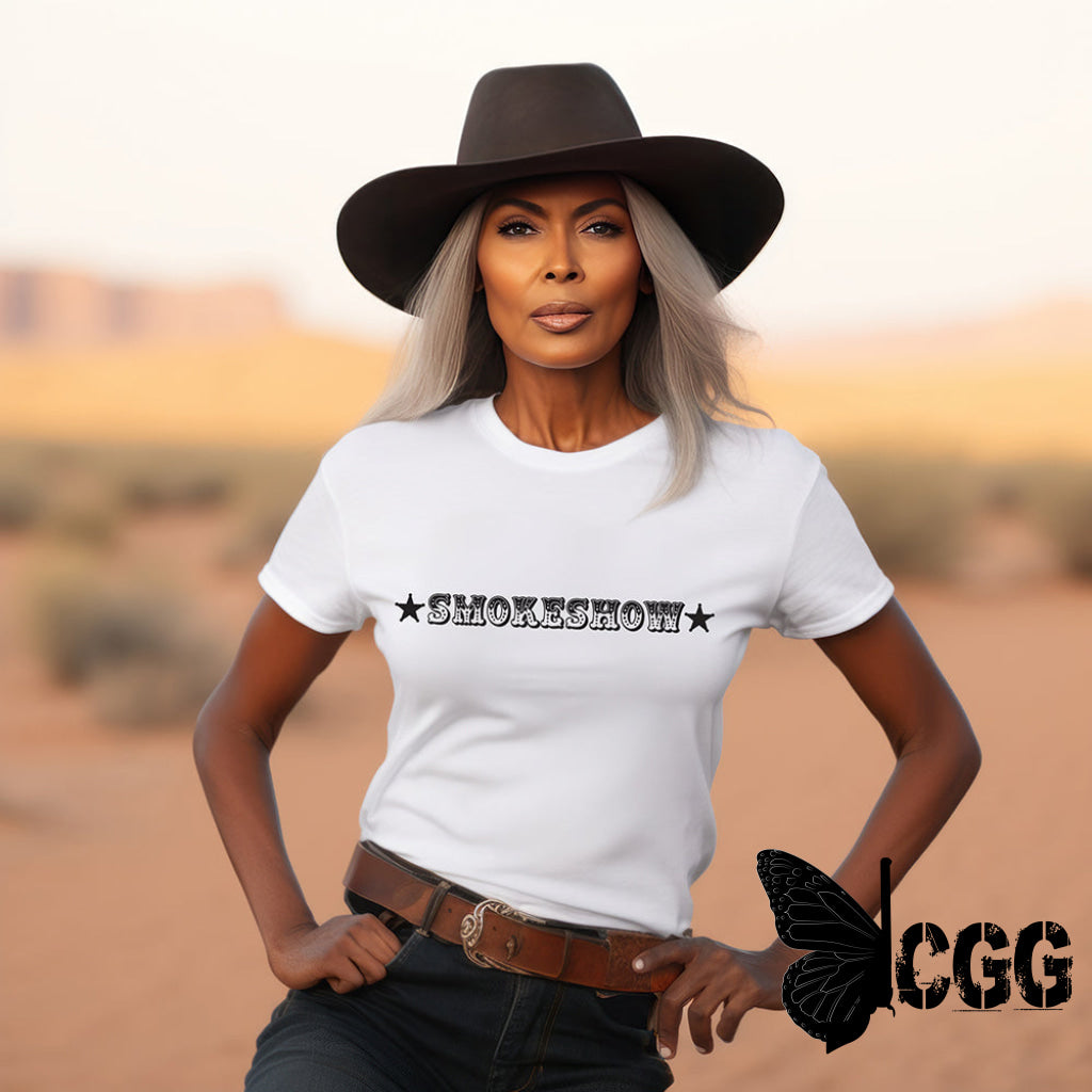 Smokeshow Graphic Tee Shirt for Country Girls- Bourbon Cowgirl - Aaria Tees